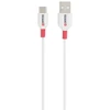 SKROSS USB Kabelis USB-C 2.0 auf USB-A, 1,2m, baltas