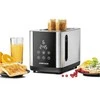 Skrudintuvas Rommelsbacher Rommelsbacher Toaster Sunny TO 850 (nerūdijantis plienas/juodas, 800 vatų, 2 skrudintos duonos riekelėms)