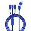 Smrter smrter Hydra TRIO Ladekabel USB kabelis, tipas USB-C, OTG, 120cm, mėlyna mažmeninė prekyba