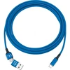 Cololight SMRTER Greitas didelės spartos duomenų kabelis, USB-C/USB-A kombinuotas kištukas, mėlynas