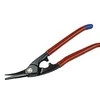 Bahco lakštinio metalo žirklės 280 mm V lygios - 586d sb raudonos
