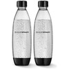 Buteliukai SodaStream Fuze, 1l, juodi, 2 vnt
