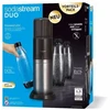 SodaStream DUO gėrimų gazavimo aparatas, 3 buteliai + 1 CO2 balionėlis, juodas/nerūdijančio plieno
