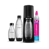 SodaStream „Terra Nero Value Pack“, Metalas, Plastikas, Polietileno tereftalatas (PET), Juoda, Plastikas, 133 mm, 195 mm, 430 mm