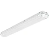 Solar Plus „Alhama Empty“ 2 vamzdelių šviestuvas, paruoštas 600 mm LED vamzdeliams, polikarbonato pagrindas/ekranas, plastikinis laikiklis. Be vidinių laidų išvedimo.