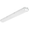Solar Plus „Alhama Empty“ 2 vamzdelių šviestuvas, paruoštas 1500 mm LED vamzdeliui, poliesterio gaubtas, plastikinis laikiklis