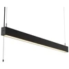 Solar Plus Biuro apšvietimas „Actor Basic Pendant MP 840 Juodas“, 5050 lm, Ra80, 3SDCM, 50/50 šviesos pasiskirstymas, reguliuojamas laidas, 46 W