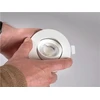 Solar Plus Comfort Twist Quick ISO Baltas, 2700K/3000K/4000K, 420-510lm, Twist 150°/30°, sklaida 36°, 6,5W, IP44. Įsk. fazinį reguliatorių palaikantį tvarkyklę.