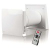 Solar Plus „Csslr Select“ ventiliatorius RA1-50 V3 su 94 % šilumos atgavimu ir nuotoliniu valdymu. Oro srautas, reguliuojamas 3 pakopomis: 20/35/50 m³/h, Ø157 mm (skylės dydis 180 mm).