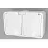 Solar Plus Dvigubas schuko lizdas 16A IP54 baltas