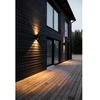Solar Plus Fasadinė armatūra Milo G2 XL II Juoda, DIP-Kelvin 3000K/4000K, 1240-1880lm, sklaidos kampas 40°, 12-18W, IP65, IK06. Fazių reguliavimas (galinis kraštas).