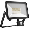 Solar Plus FOX FLOODLIGHT 50W 5500LM 3000K PIR SORT inkl. 0,5m. kabelis