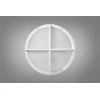 Sieninis šviestuvas Solar Plus „Ocus Cross“ 12 W LED šviestuvas 6–12 W, 3000–3500–4000 K, su mikrobangų jutikliu, RAL9003 – PROFESIONALUS