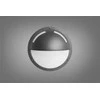 Sieninis šviestuvas Solar Plus „Ocus“ pusės šešėlio/plyšinio tipo 12 W LED šviestuvas, 6–12 W, 3000–3500–4000 K, RAL7024 – PROFESIONALUS