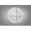 Sieninis šviestuvas Solar Plus „Ocus Cross“ 12 W LED šviestuvas 6–12 W, 3000–3500–4000 K, su mikrobangų jutikliu, RAL9003 – PROFESIONALUS