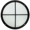 Solar Plus OKO Cross 6W/12W 530lm-920lm 3000K-4000K IK10 IP65 C4 juodas