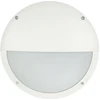 Solar Plus OKO kryžminis pusapvalis šviestuvas E27 IK10 IP65 C4 baltas