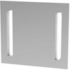 Loevschall As Veidrodis GODHAVN LED 15W/830 vonios kambario veidrodis su 2 šviesos laukais 600X650X34,5mm