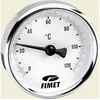 Solar Plus WATTS termometras TB-63, ½ x 50mm, viršutinė jungtis, Ø66x45mm, 0-120°C.