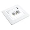 Solarix lizdas 2 x CAT5e UTP RJ45 įleidžiamas baltas SX9-2-5E-UTP-WH