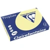 Spalvotas popierius, Clairefontaine Trophée, A3 160 g/m2, kanarų geltonumo, pakuotė su 250 vnt.