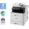 Spausdintuvas Brother DCP-L8410CDW, lazerinis, Spalvotas spausdinimas, 2400 x 600 DPI, A4, Direct spausdinimas, Juodas, Baltas