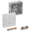 Spelsberg Abox SLK-4² jungiamoji dėžutė, IP66, IK07, vidaus, 3x4², 102x102x57, pilka