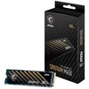 SSD MSI SPATIUM M450 500GB M.2 PCIe Gen4 NVMe 3D NAND Rašymo greitis 2300 MBytes/sec Skaitymo greitis 3600 MBytes/sec 2.15mm TBW 300 TB MTBF 1500000 hours S78-440K380-P83