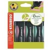 STABILO Žalias BOSS, 4 pc(s), Žalias, Mint, Rožinė, Violet, Chisel tip, Žalias, Mint colour, Rožinė, Violet, Plastic, 2 mm