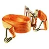Staco Nordic Krovinio diržas 2000 kg - 38 mm x 6 m - oranžinis su reketu ir J formos kabliu - keliamoji galia 1000 kg