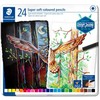 Staedtler - Soft Colored Pieštukas, 24 pcs (149C M24)