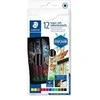 Staedtler 3004, Daugiaspalvis, 12 vnt., Tušinukas + Plunksnakotis
