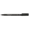 Staedtler 318-9, juodas, apvalus antgalis, juodas, polipropilenas (PP), plonas, 0,6 mm