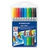 Staedtler STAEDTLER Noris Club Fasermaler mit Doppelspitze 10er Pack retail