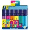 Staedtler 364 C6 HA, 6 pc(s), Mėlyna, Žalias, Oranžinis, Rožinė, Violet, Geltona, Chisel tip, Mėlyna, Žalias, Violet, Oranžinis, Geltona, Rožinė, Rectangle, 5 mm