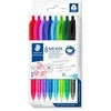 Staedtler Ball 4230, Segtukas, Užsegamas ištraukiamas tušinukas, Daugkartinis, Įvairių spalvų, 8 vnt., Vidutinis