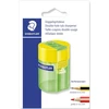 Staedtler 512, Rankinis pieštukų galandtuvas, Žalia, Geltona, Metalas, Plienas, 1.02 cm, Blister