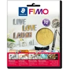 Staedtler FIMO aukso folija, 10 lapų, tinka įvairiems paviršiams, sodri ir - 1 vnt. (8781-11)