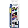 STAEDTLER 318C6 - Permanent-Universalstift F Set 6 Farben