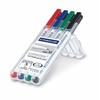 Staedtler - Lumocolor baltos lentos žymeklis - 4 vnt. asorti (301 WP4)