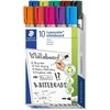 Staedtler Dry-ease markeris lentoms, 10 spalvų, Staedtler pakuotė