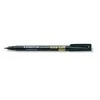 Staedtler Lumocolor 319, Juoda, Šepetėlis/Smulkus galiukas, Juoda, Polipropilenas (PP), Ploni/Itin ploni, 0,4 mm