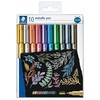 STAEDTLER metaliniai žymekliai, 10 vnt. dėžutėje, 1-2 mm