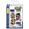 STAEDTLER 318C10 - Permanent-Universalstift F Set 10 Farben