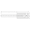 Galvutė su antgaliu Stahlwille 01050005; 1/4''; INHEX; 5 mm