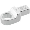 STAHLWILLE 732/40 serijos apvalus įterpiamas žiedinis veržliaraktis, 19 mm, 14 x 18 mm įdėklas, chromuotas paviršius