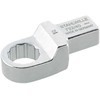 STAHLWILLE 732/40 serijos apvalus įterpiamas žiedinis veržliaraktis, 19 mm, 14 x 18 mm įdėklas, chromuotas paviršius