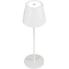 Stalinė lempa Realpower RealPower LED-Tischlampe dimmbar kalt/warm mit Akku,baltas