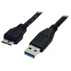 USB kabelis StarTech USB-A - miniUSB-B 0,5 m juodas (149594)