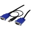 StarTech Kable KVM, 3m, Juodas (SVECONUS10)